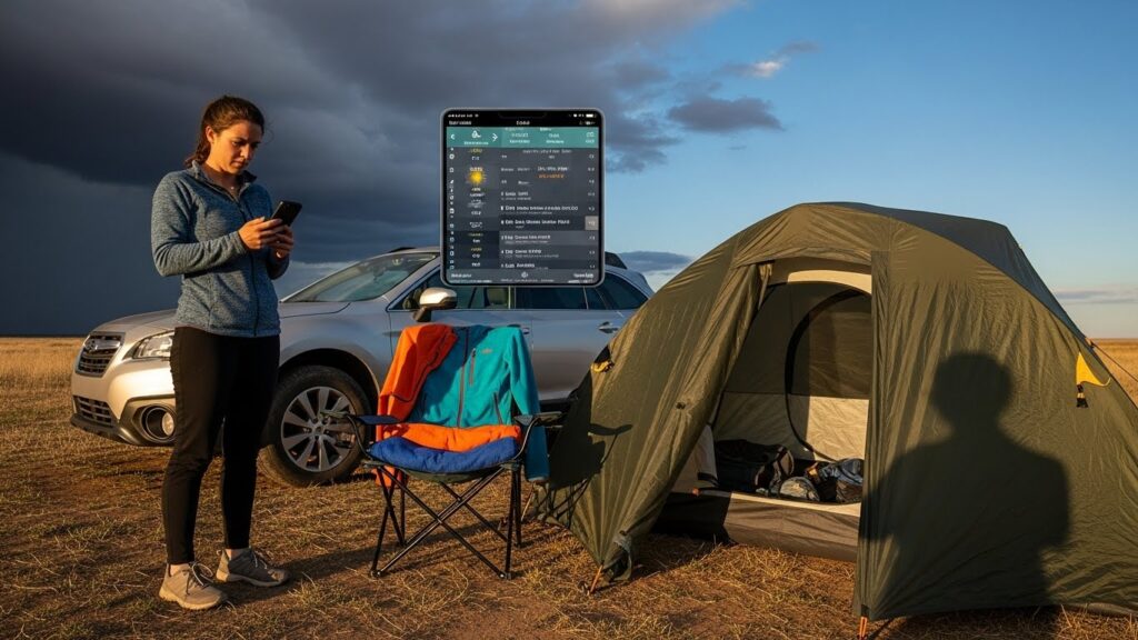 Be aware of the weather forecast