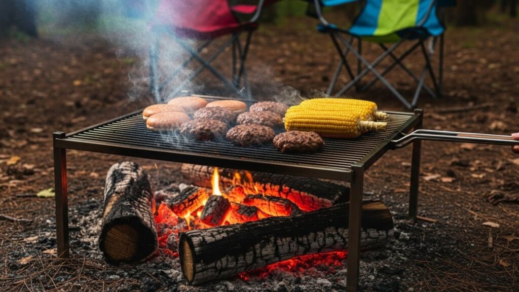 Campfire grill grate