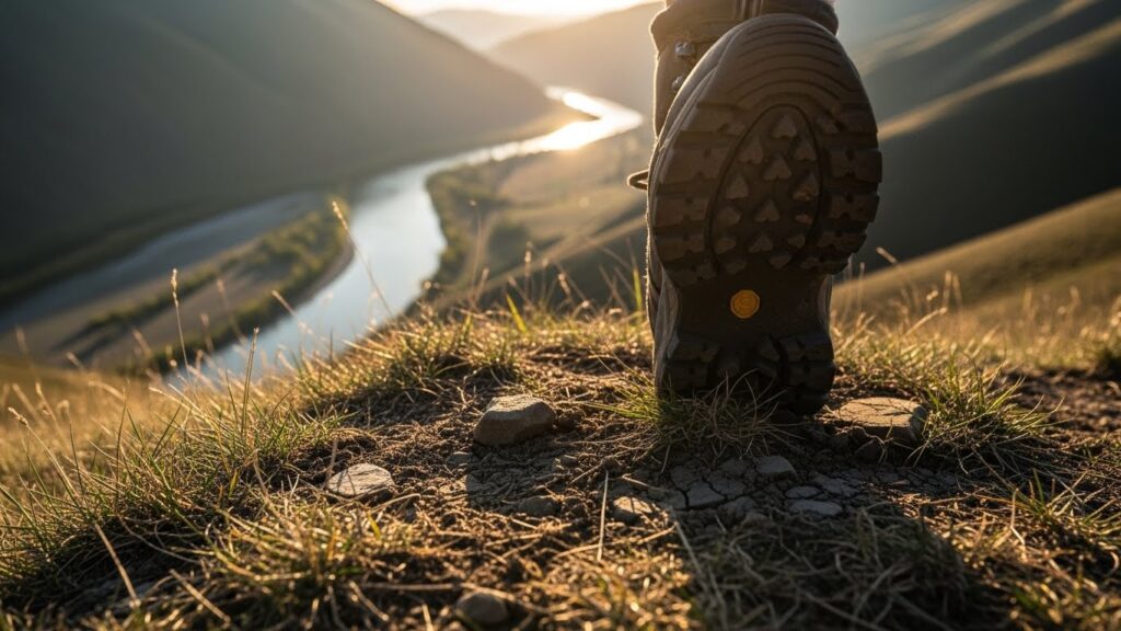 Choose a flat and dry spot