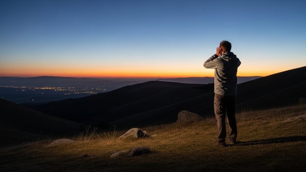 Listen for sounds of civilization