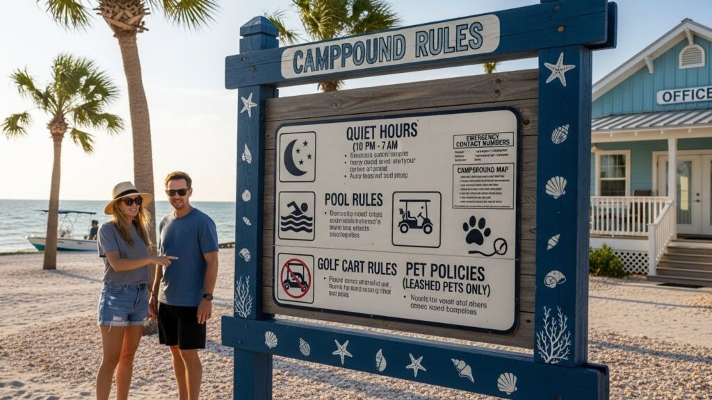 Rules and regulations for visitors