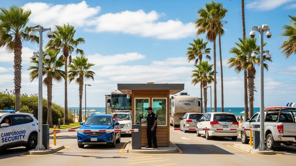 Security measures at Ocean Lakes Campground